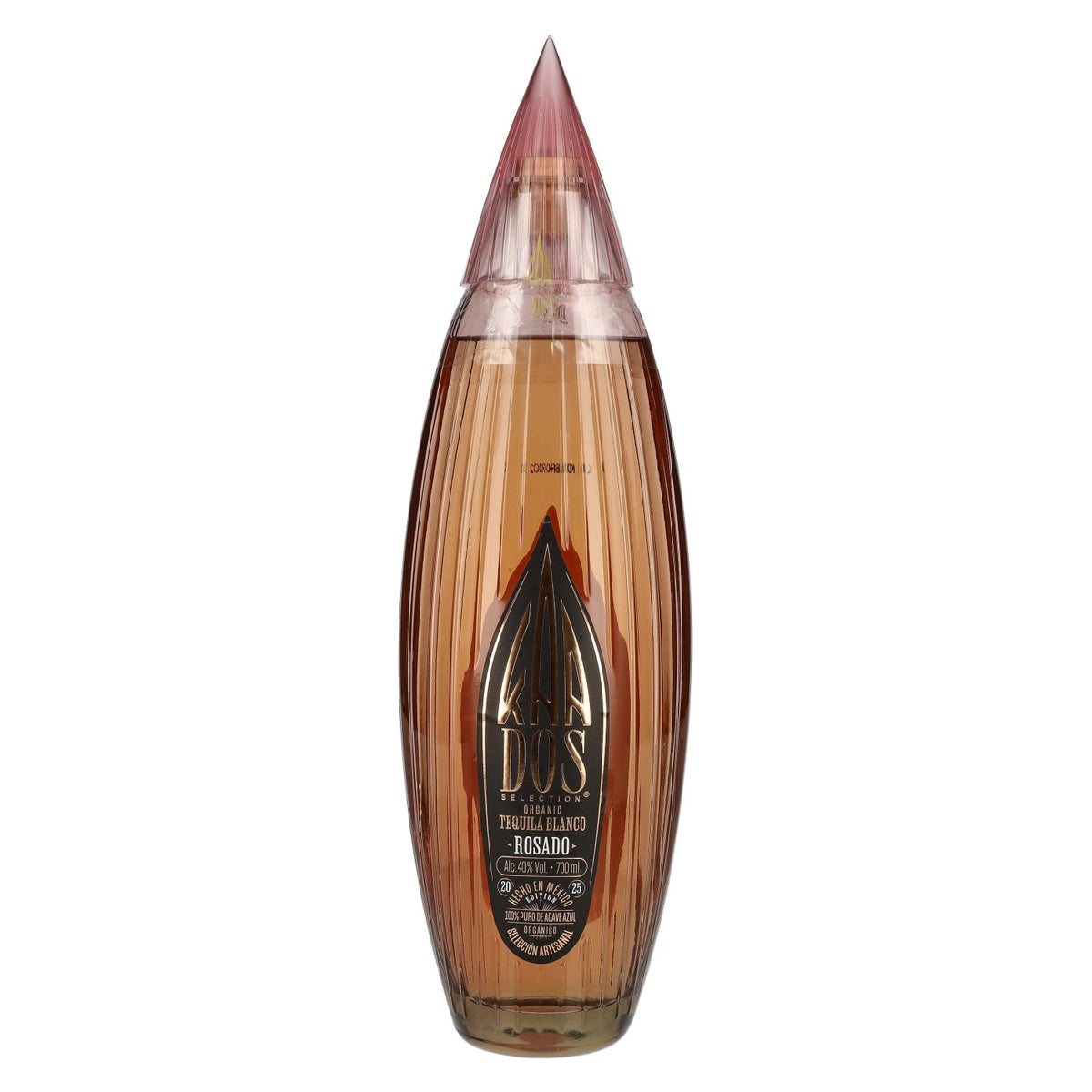Kaa Dos Selection Organic Tequila BLANCO ROSADO 100% Puro de Agave Azul 40% vol. 0.7 l