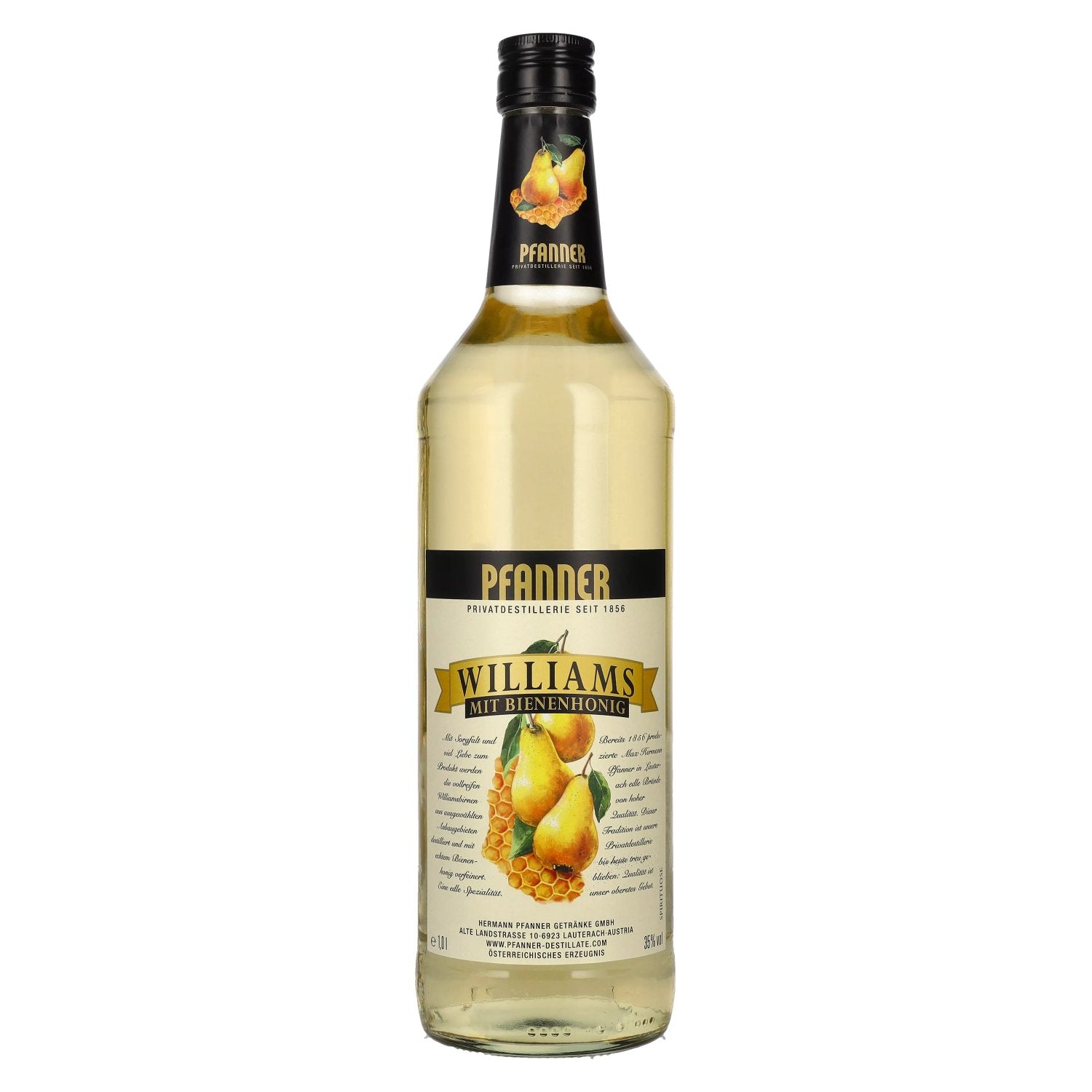 Pfanner Williams au miel d'abeille 35% vol. 1l