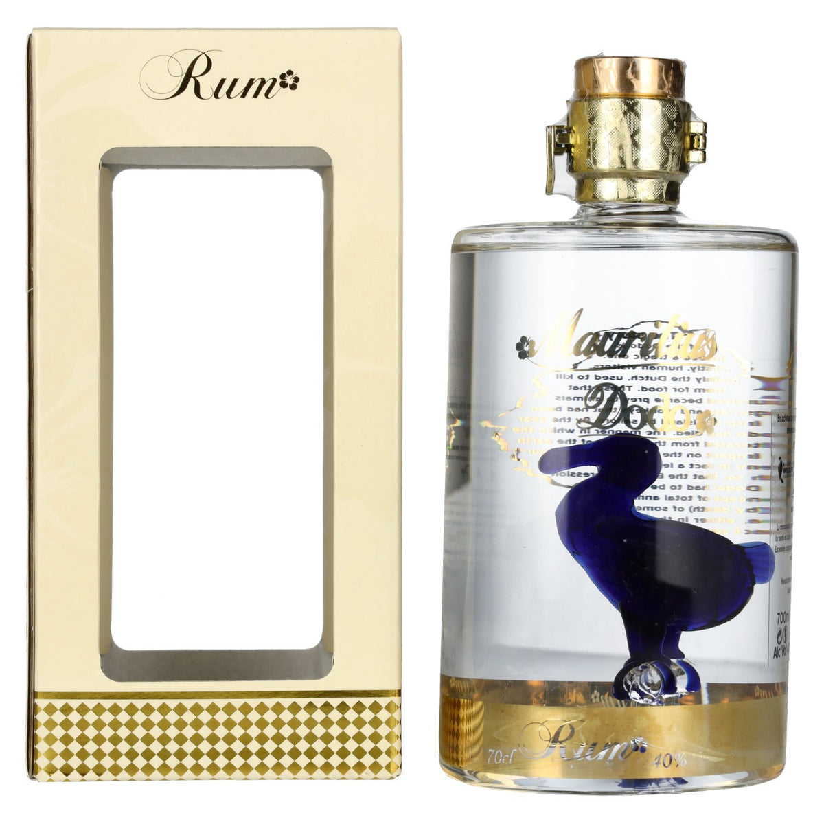 Mauritius Dodo White Coconut Rum 40% ABV, 0.7l in a gift box