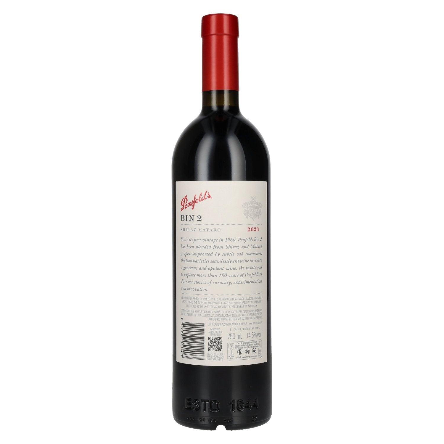 Penfolds BIN 2 Shiraz Mataro 2023 14,5% Vol. 0,75l