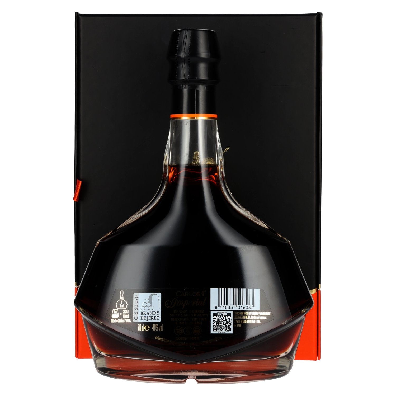 Carlos I Imperial X.O. Solera Gran Reserva Brandy de Jerez 40% Vol. 0,7l in geschenkverpakking