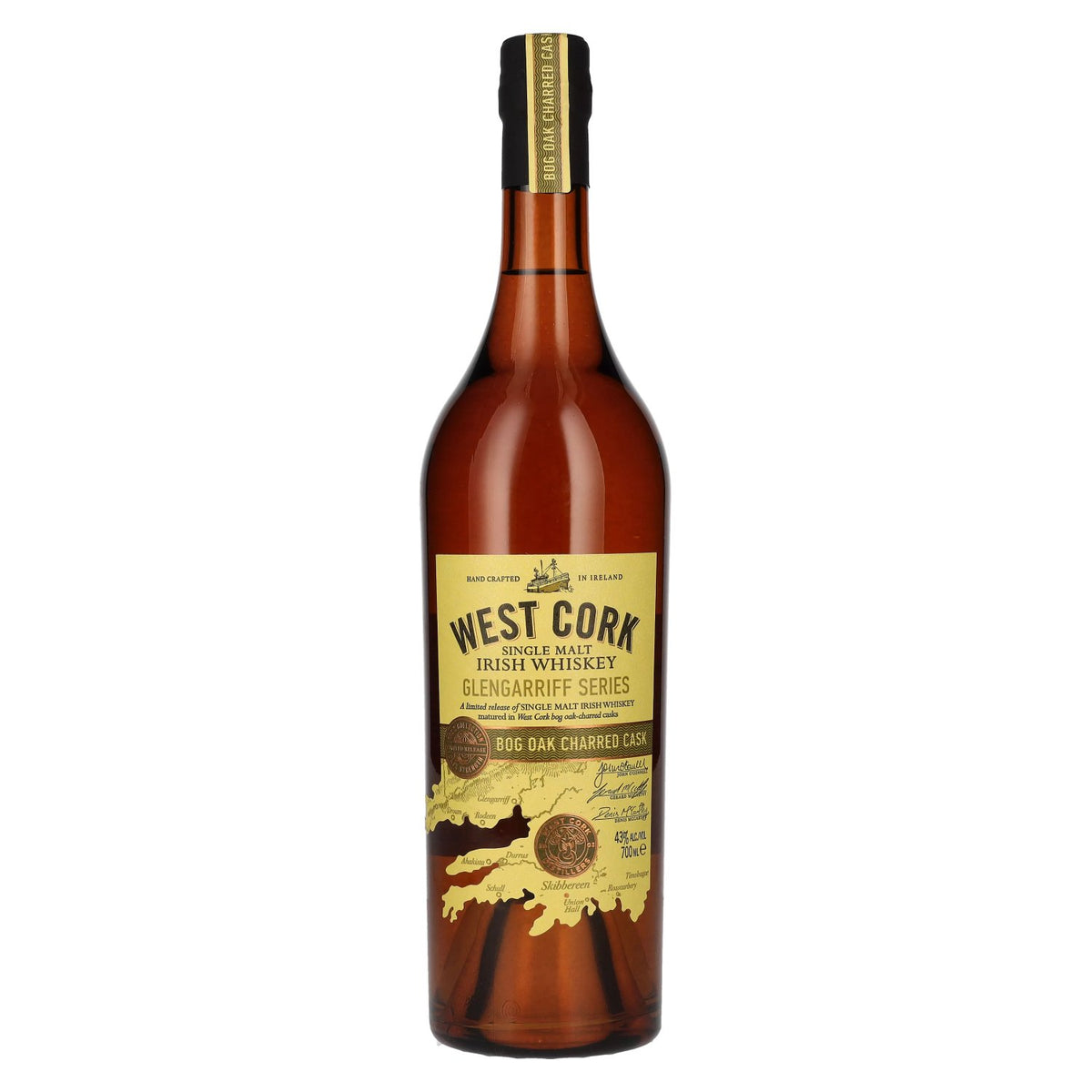 West Cork Glengarriff Series BOG OAK CHARRED CASK Irish Whiskey single malt 43 % vol. 0,7 l