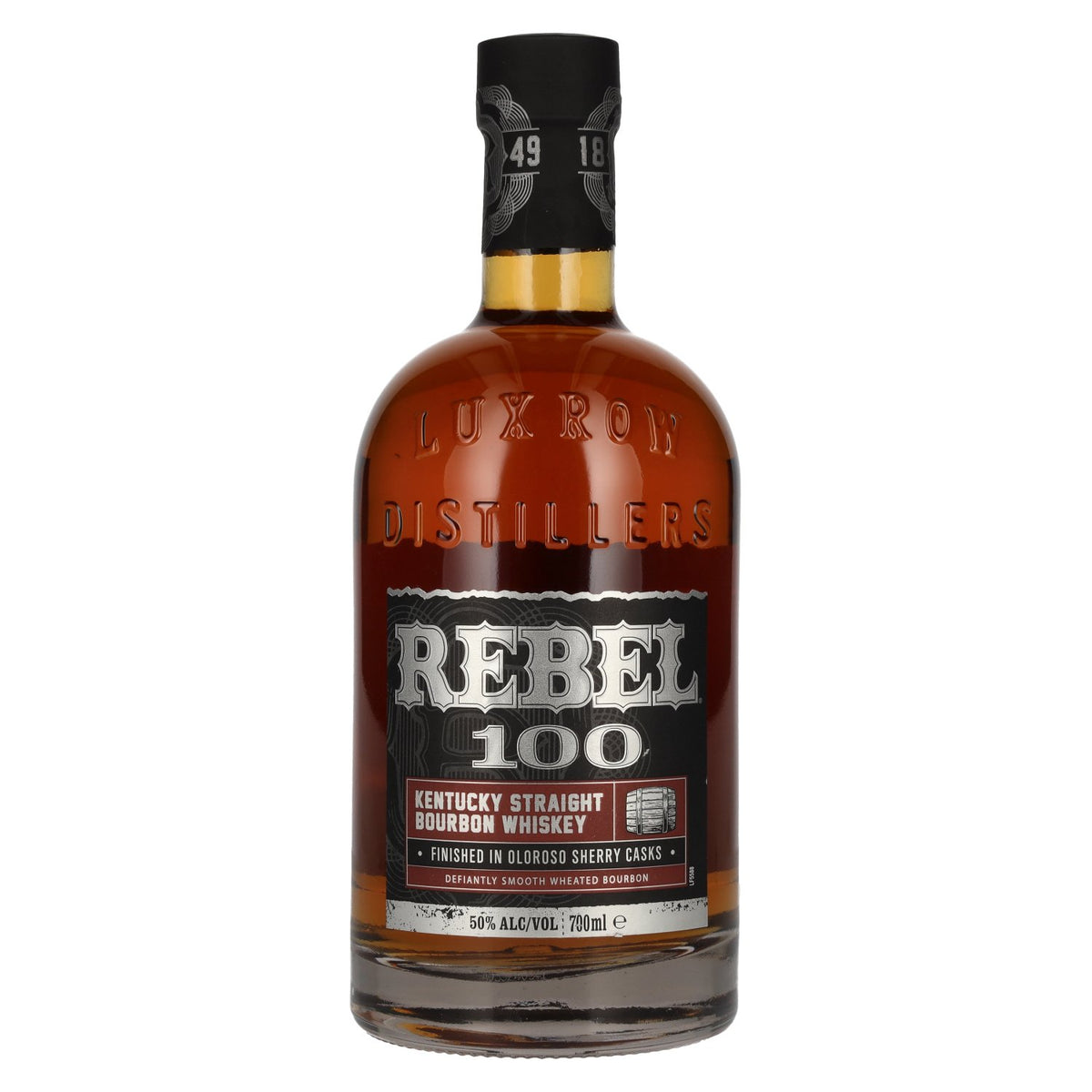 Rebel 100 Kentucky Straight Bourbon Whisky, Oloroso Sherry Casks, 50% vol., 0.7 l