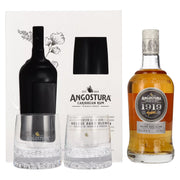 Angostura 1919 Premium Gold Rum Deluxe Aged Blend 40% Vol. 0.7l in geschenkverpakking met 2 glazen