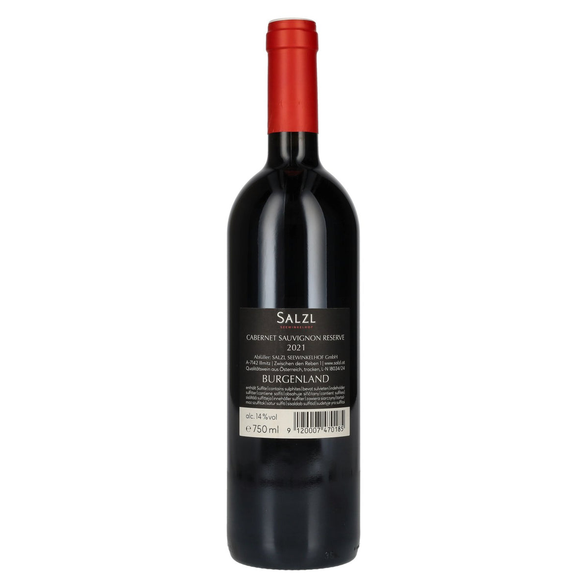 Salzl Cabernet Sauvignon Reserve 2021 14% vol. 0,75 l