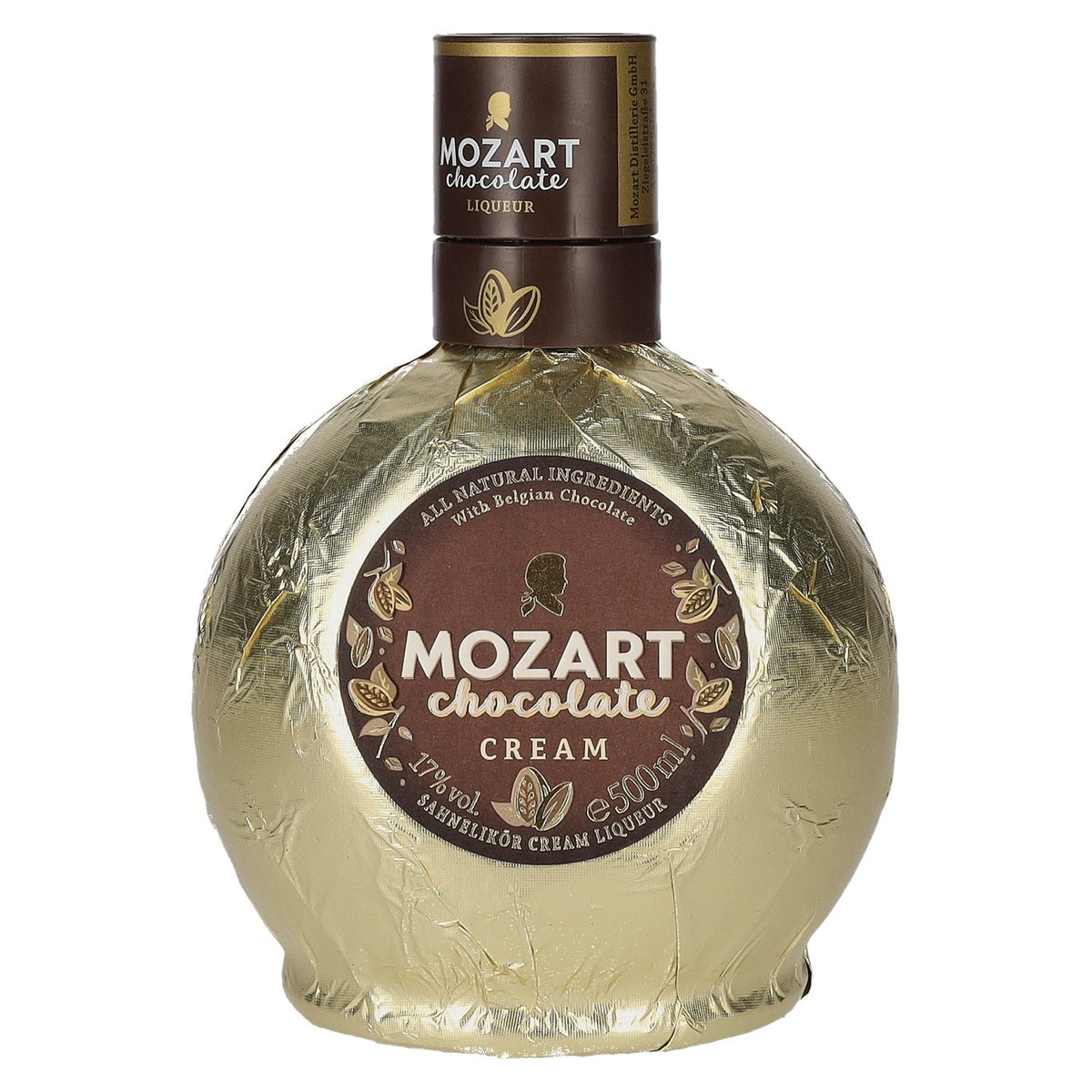 Mozart Chocolate Cream Gold Sahnelikör 17% Vol. 0,5l