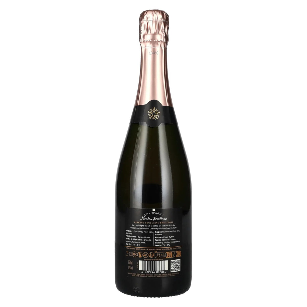 Champagne Nicolas Feuillatte Réserve Exclusive Rosé 12 % vol. 0,75 l