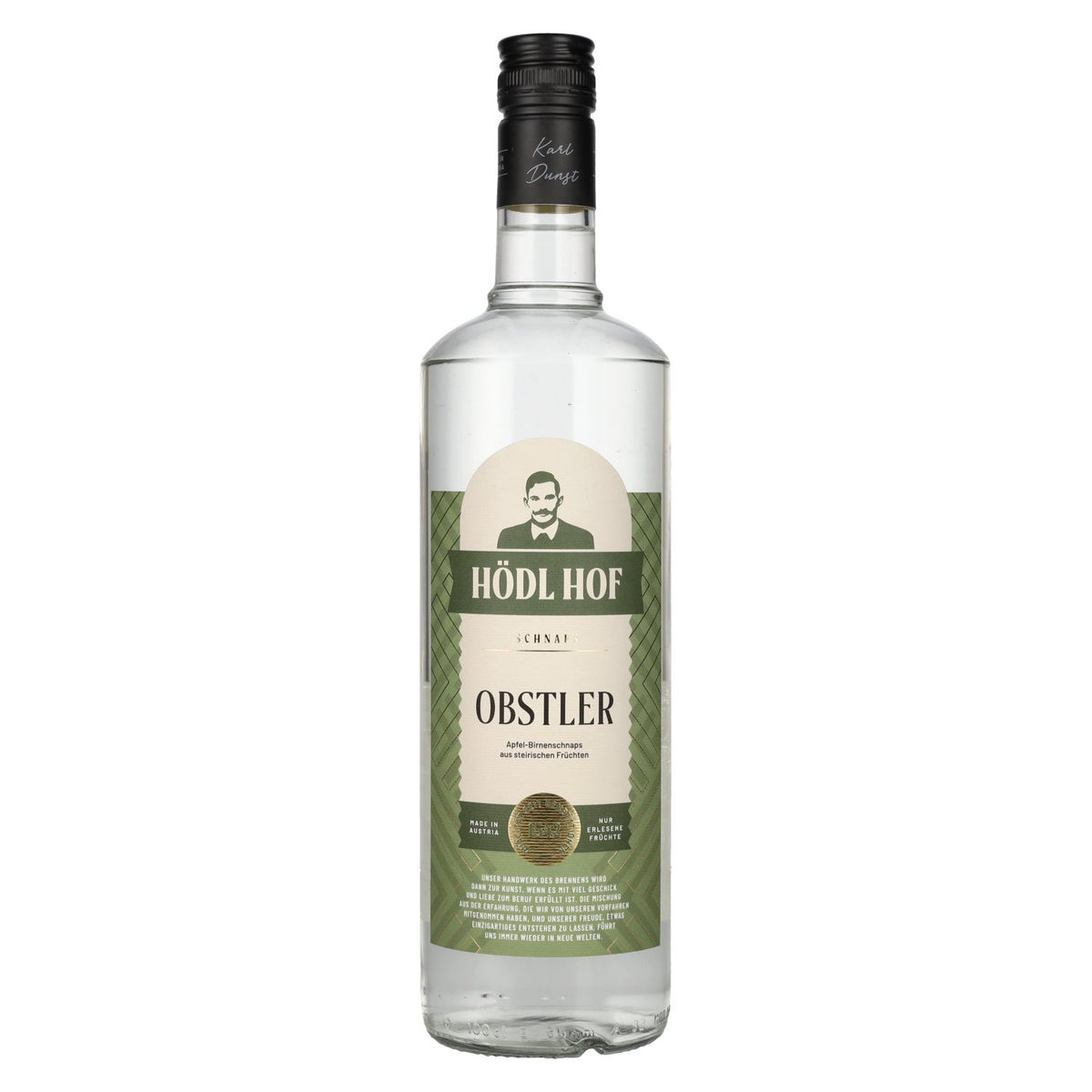 Hödl Hof OBSTLER Apple and Pear Schnapps 38% vol. 1 litre
