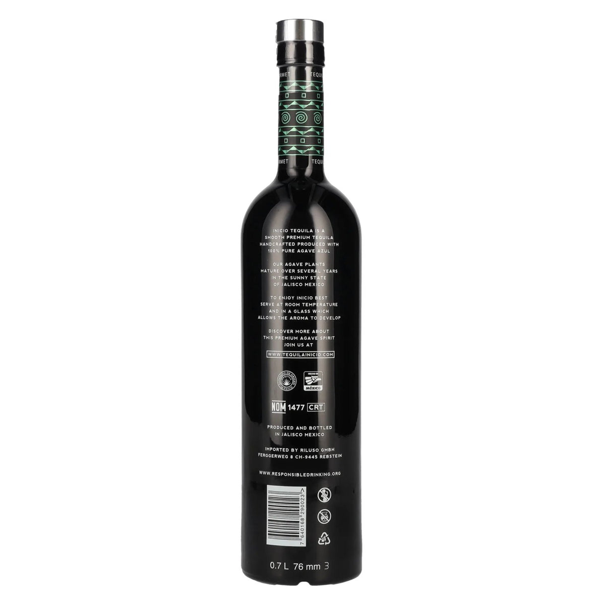 Inicio Tequila REPOSADO 100% Agave Azul - BISONTE 40% vol. 0,7 l