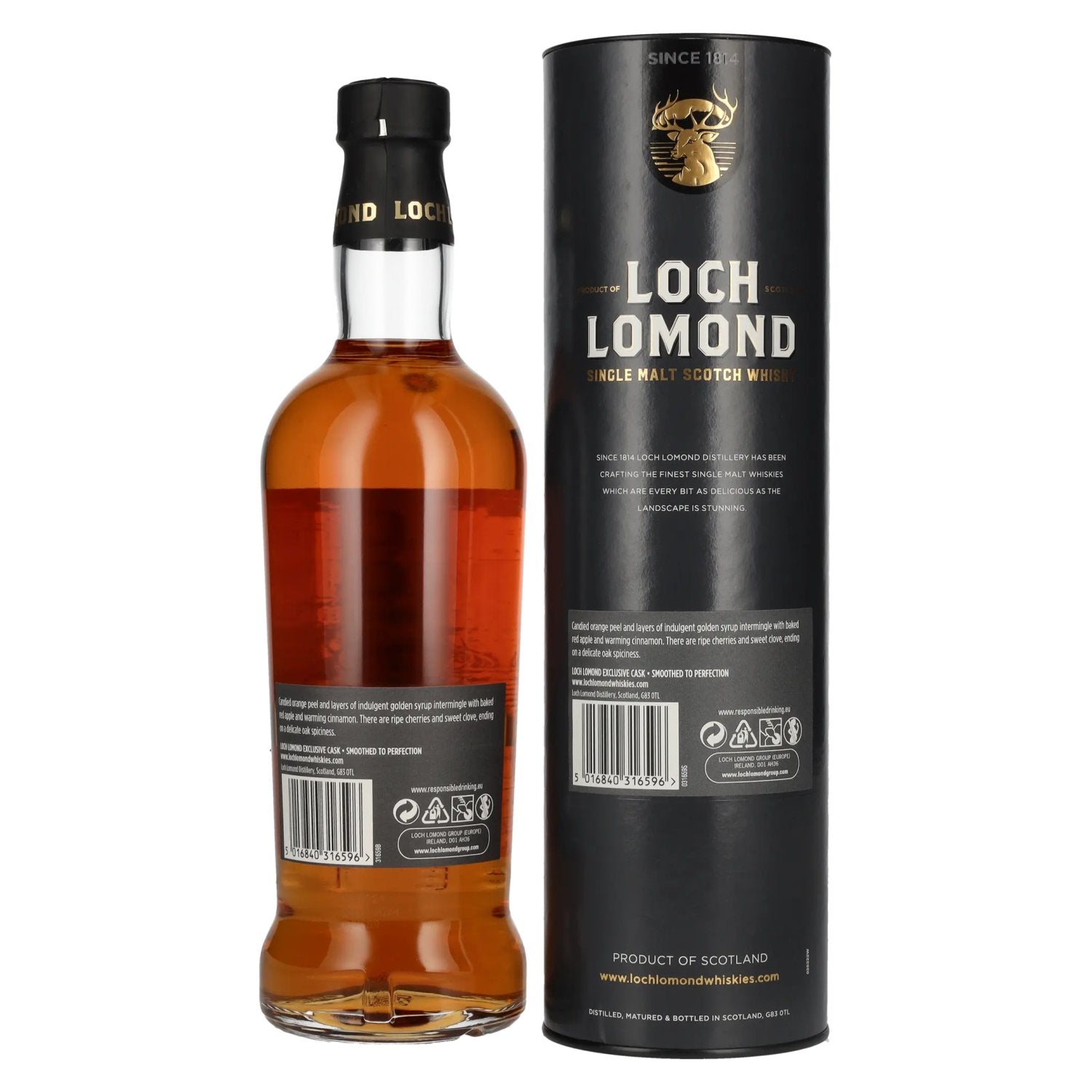 Loch Lomond 12 Years Old MADEIRA CASK Single Malt Scotch Whisky 55,3% Vol. 0,7l in Geschenkbox