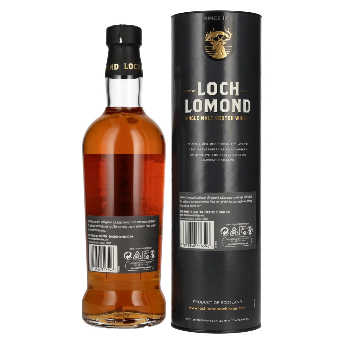 Loch Lomond 12 Years Old MADEIRA CASK Single Malt Scotch Whisky 55,3% Vol. 0,7l in Geschenkbox