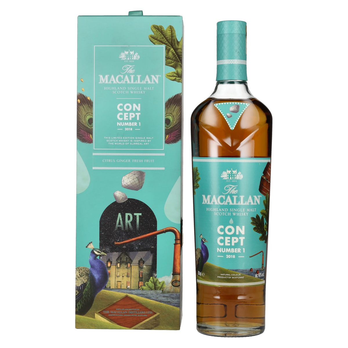The Macallan CONCEPT No. 1 Limited Edition 2018, 40% ABV, 0.7 litres, in a gift box