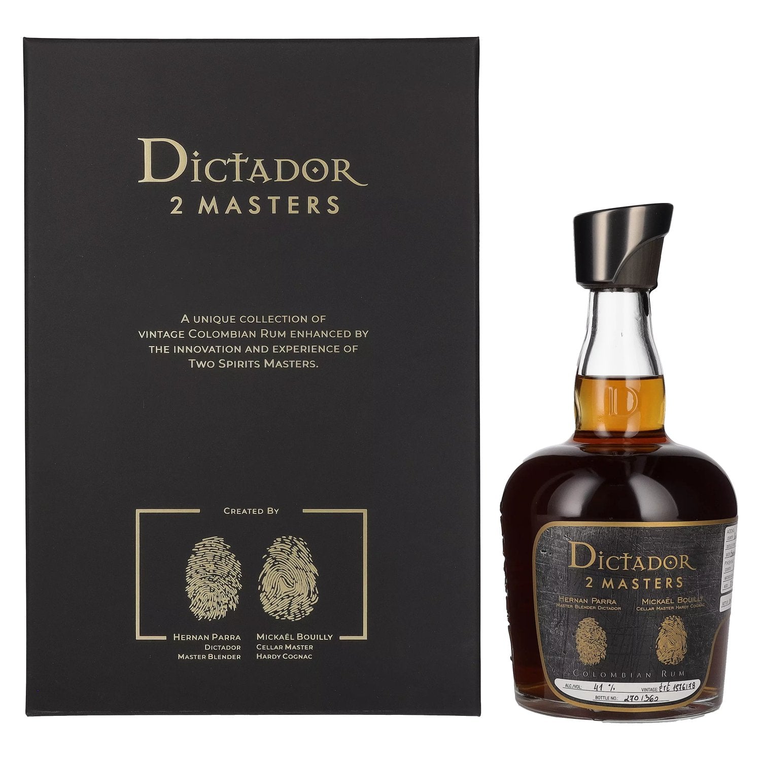 Dictador 2 MASTERS 1978 39 Years Old Hardy Finish 41% vol. 0,7l en boîte cadeau