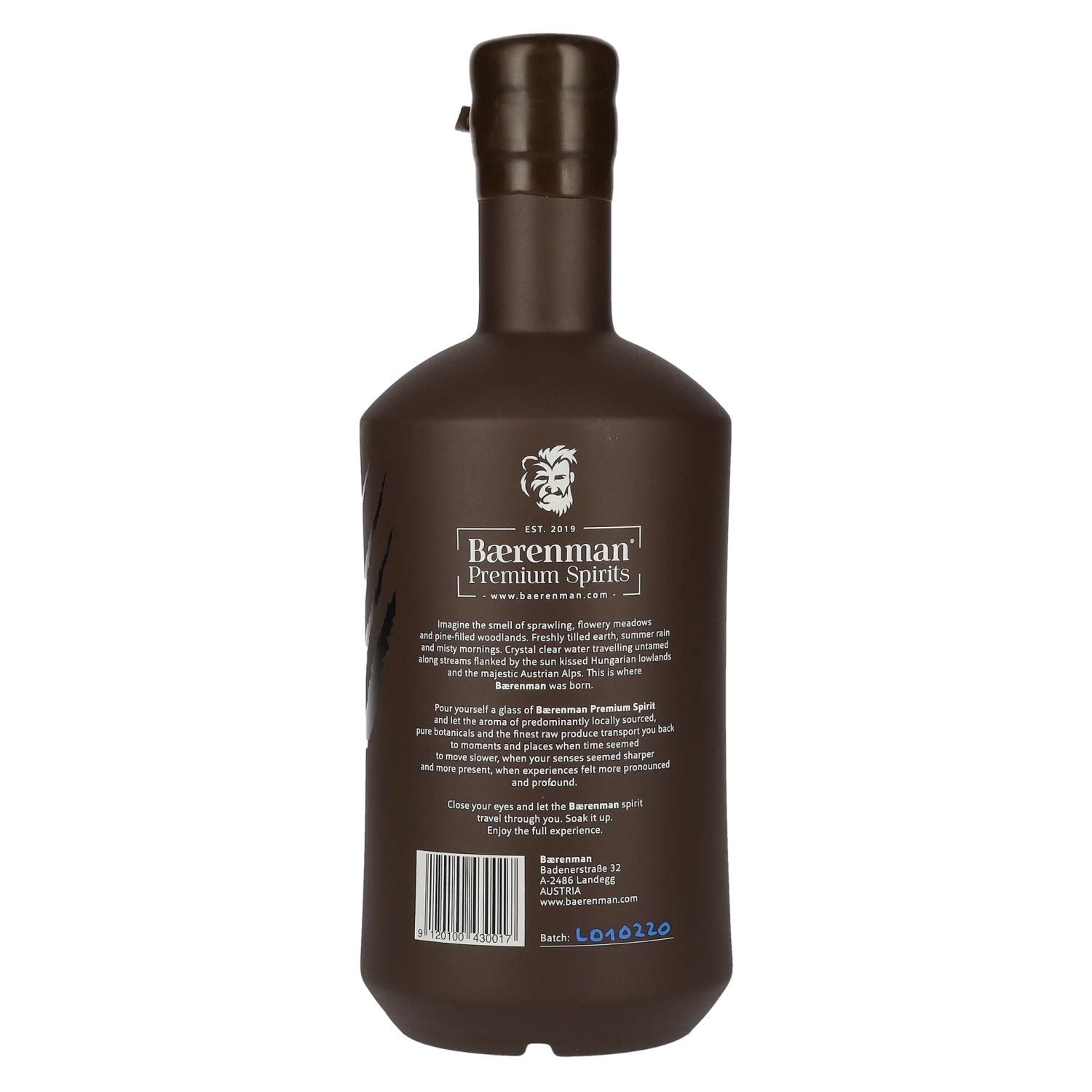 Baerenman London Dry Gin 44% Vol. 0,7l
