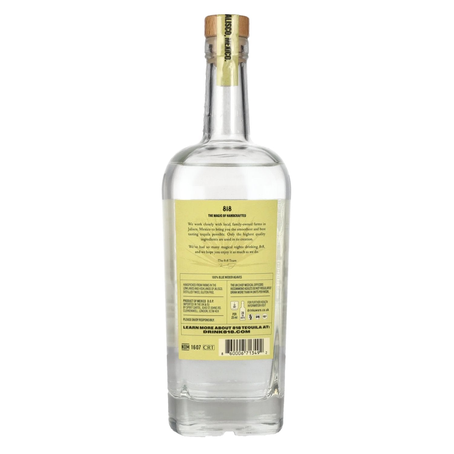 818 Tequila Blanco 100% Agave Azul by Kendall Jenner 40% Vol. 0,7l