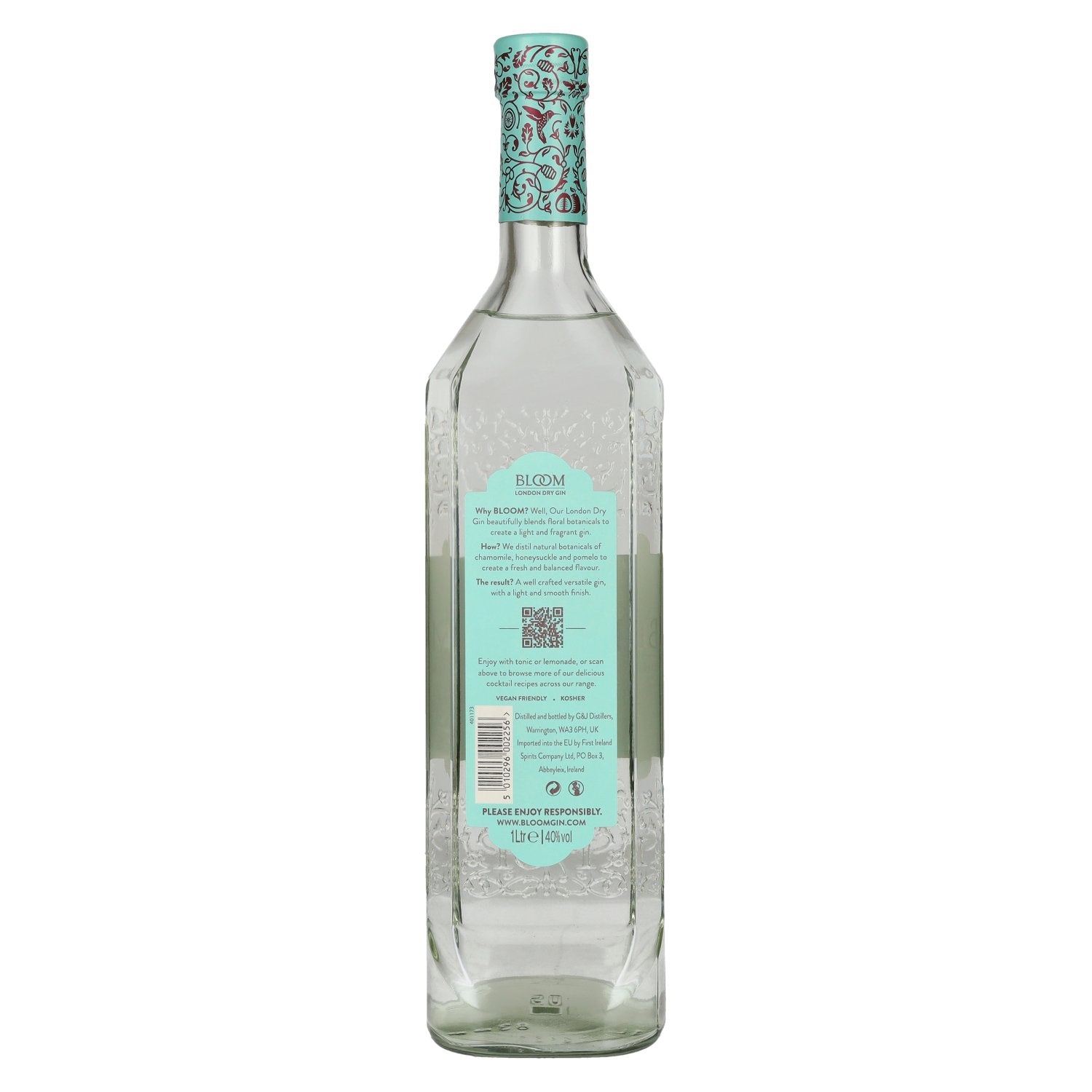 Bloom London Dry Gin 40% vol. 1 l