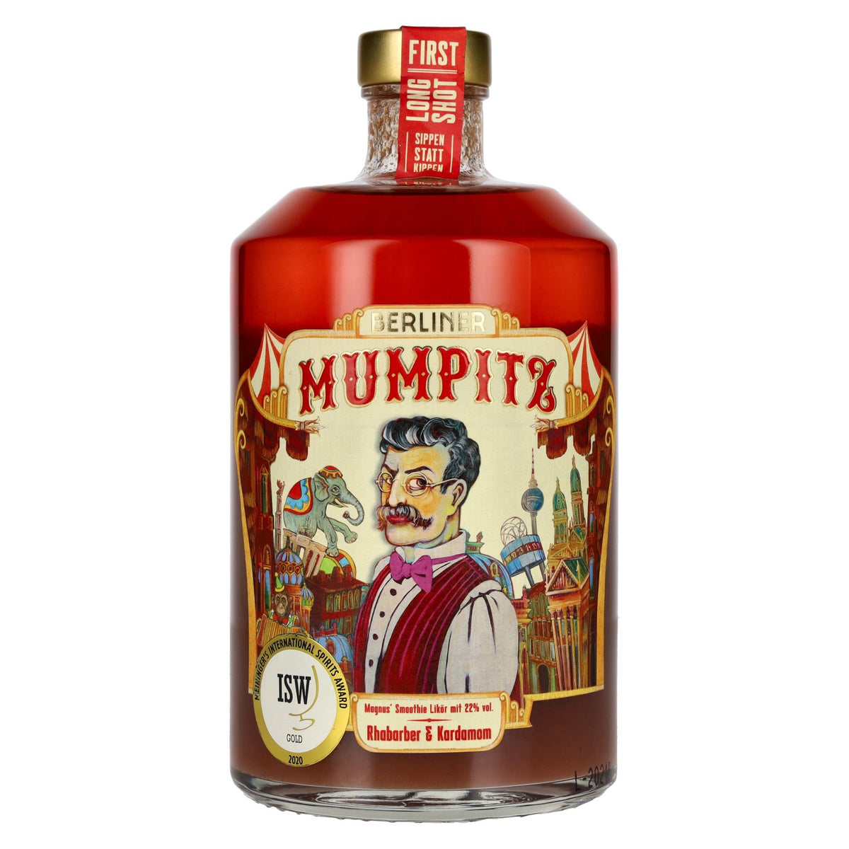 Berliner Mumpitz à la rhubarbe et à la cardamome, 22 % vol., 0,7 l