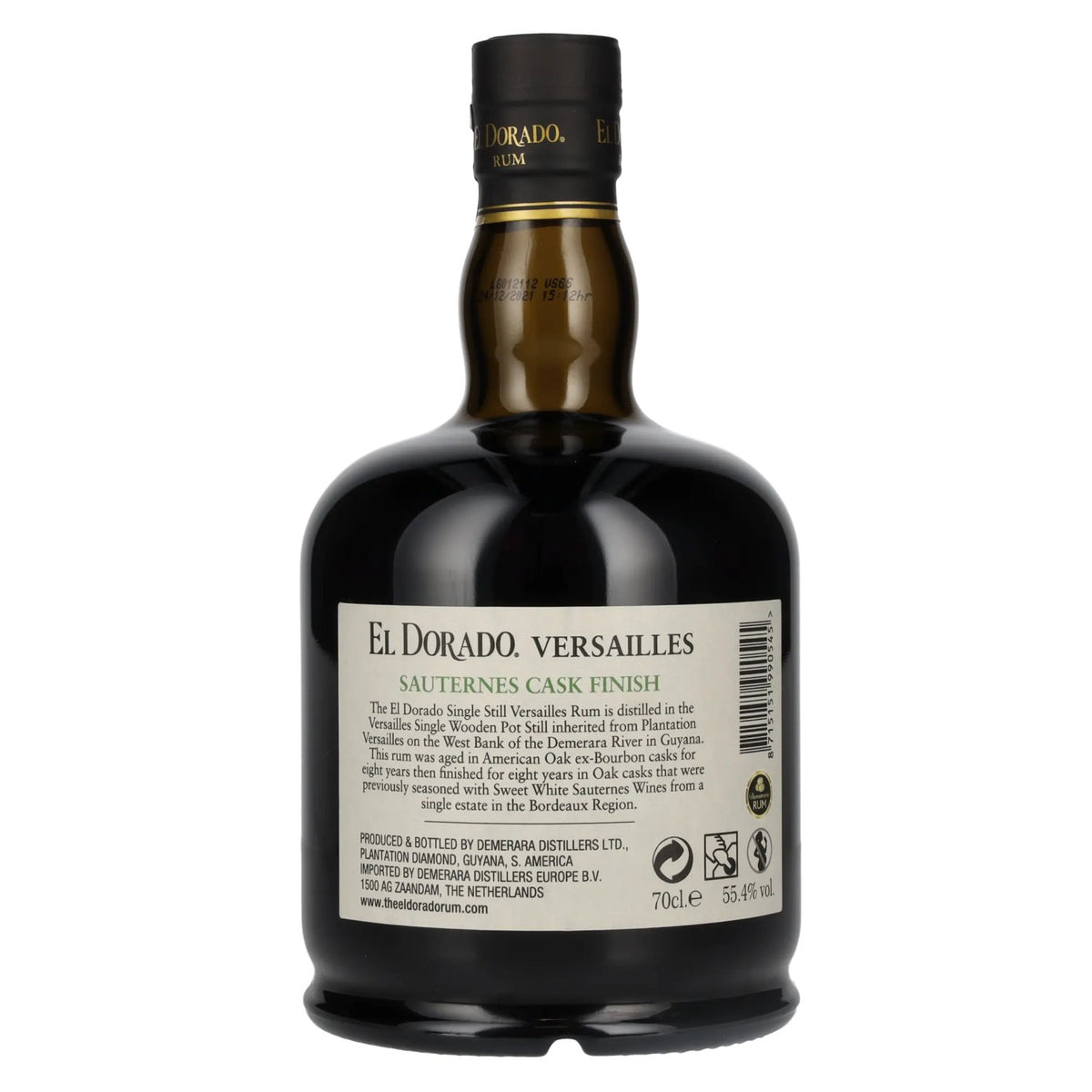 El Dorado Rum VERSAILLES Special Sauternes Casks 2005 55.4% vol. 0.7l