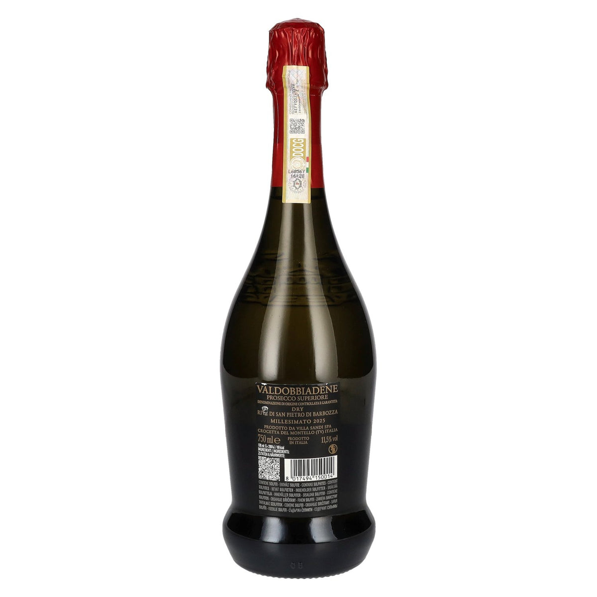 Villa Sandi Rive di San Pietro Valdobbiadene Prosecco Superiore Millesimato DOCG 2025 11,5 % vol. 0,75 l
