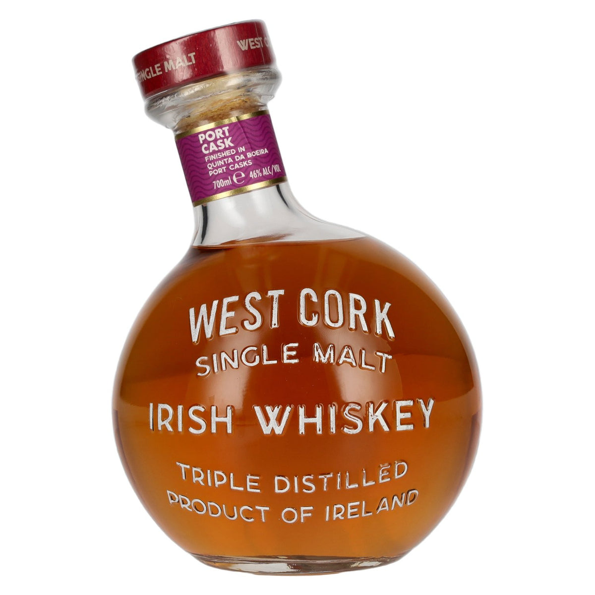 West Cork MARITIME Single Malt Irish Whiskey PORT CASK FINISHED Limited Edition 46% vol. 0,7 l