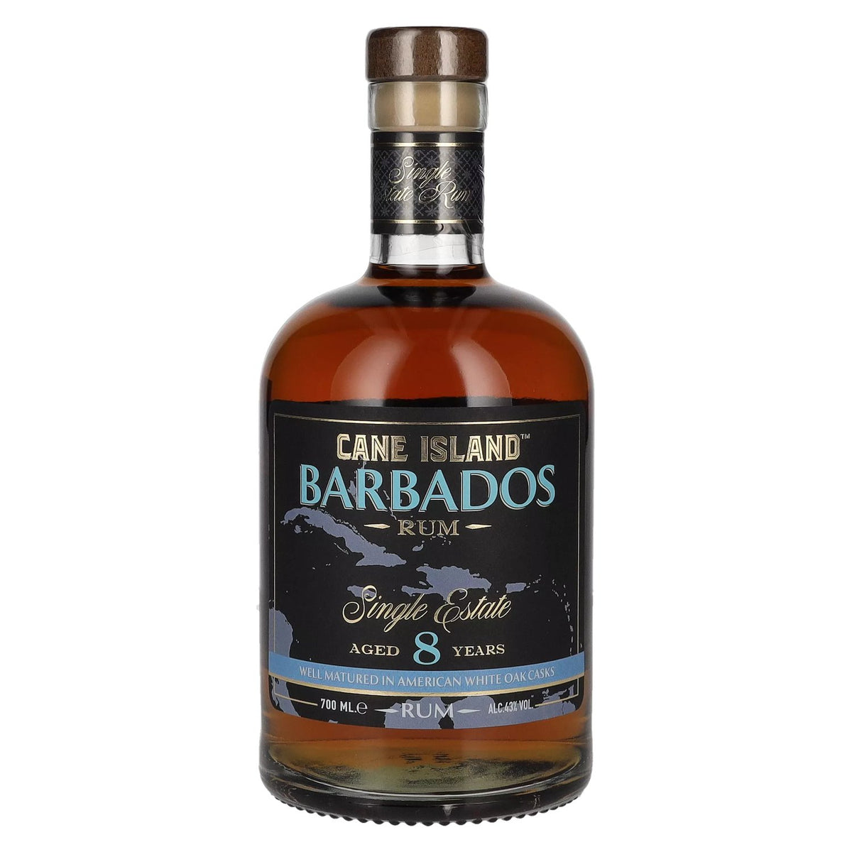 Cane Island BARBADOS 8-Year-Old Single Estate Rum 43% vol. 0.7 l