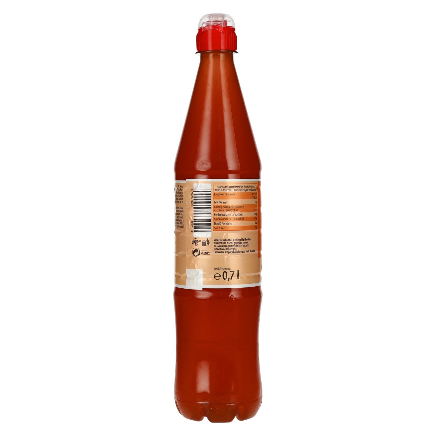Spitz Orange Fruchtsirup 0,7l PET MHD 15/04/2026