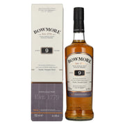 Whisky écossais single malt Bowmore 9 ans d'âge, Islay, 40 % vol., 0,7 l, dans un coffret cadeau