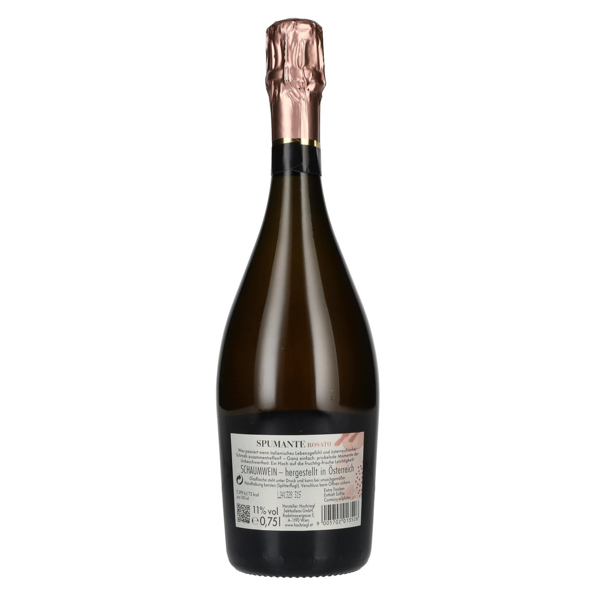 Hochriegl Spumante Rosato 11% ABV 0.75l