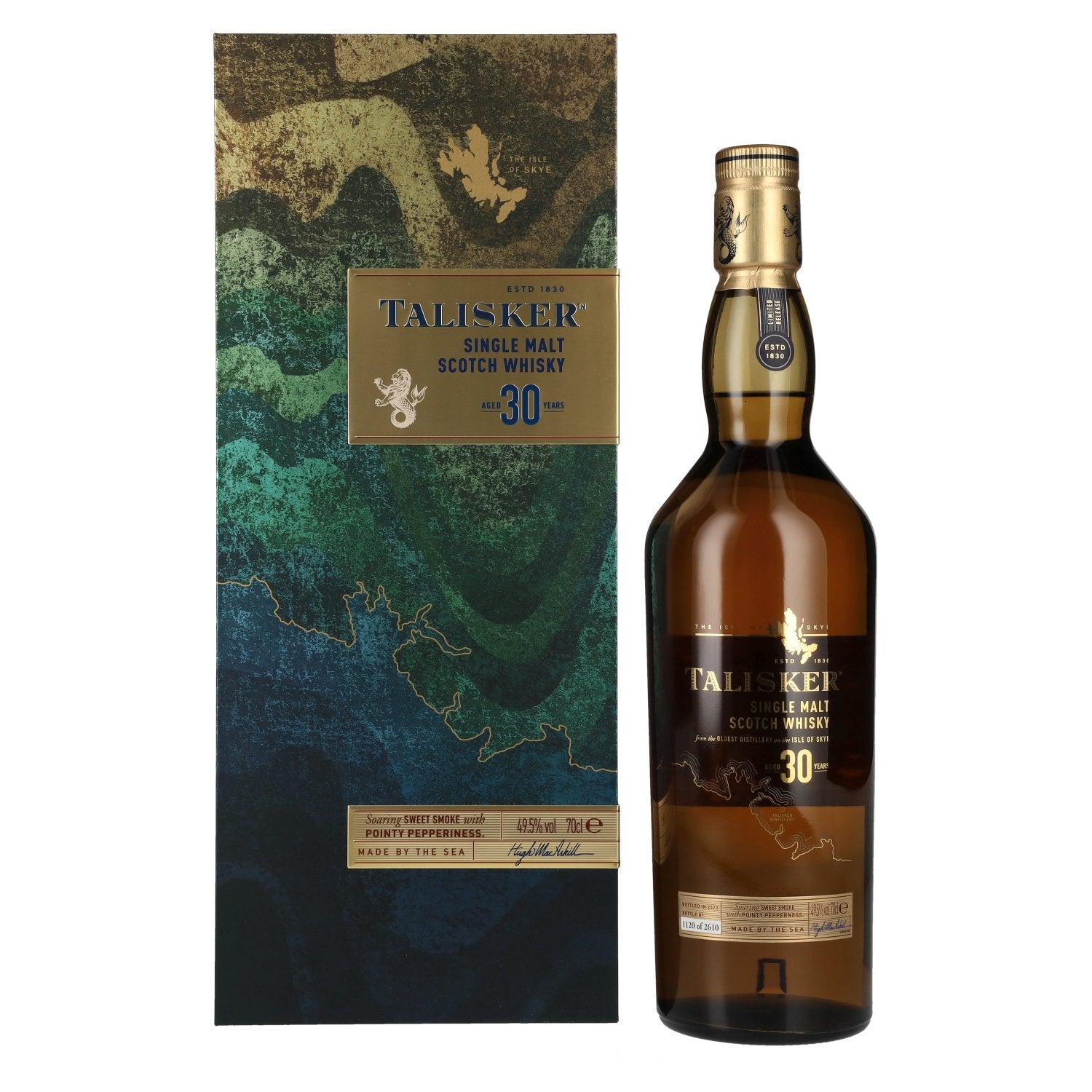 Talisker 30 Years Old Single Malt Scotch Whisky Limited Release 49,5% Vol. 0,7l in geschenkverpakking
