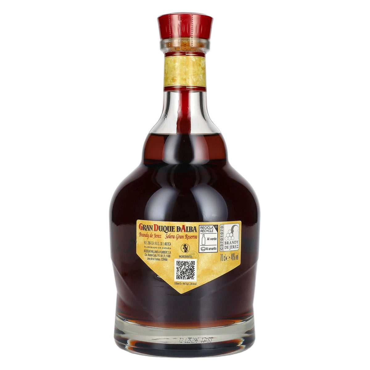 Gran Duque D'Alba Solera Gran Reserva Brandy de Jerez 40 % vol. 0,7 l