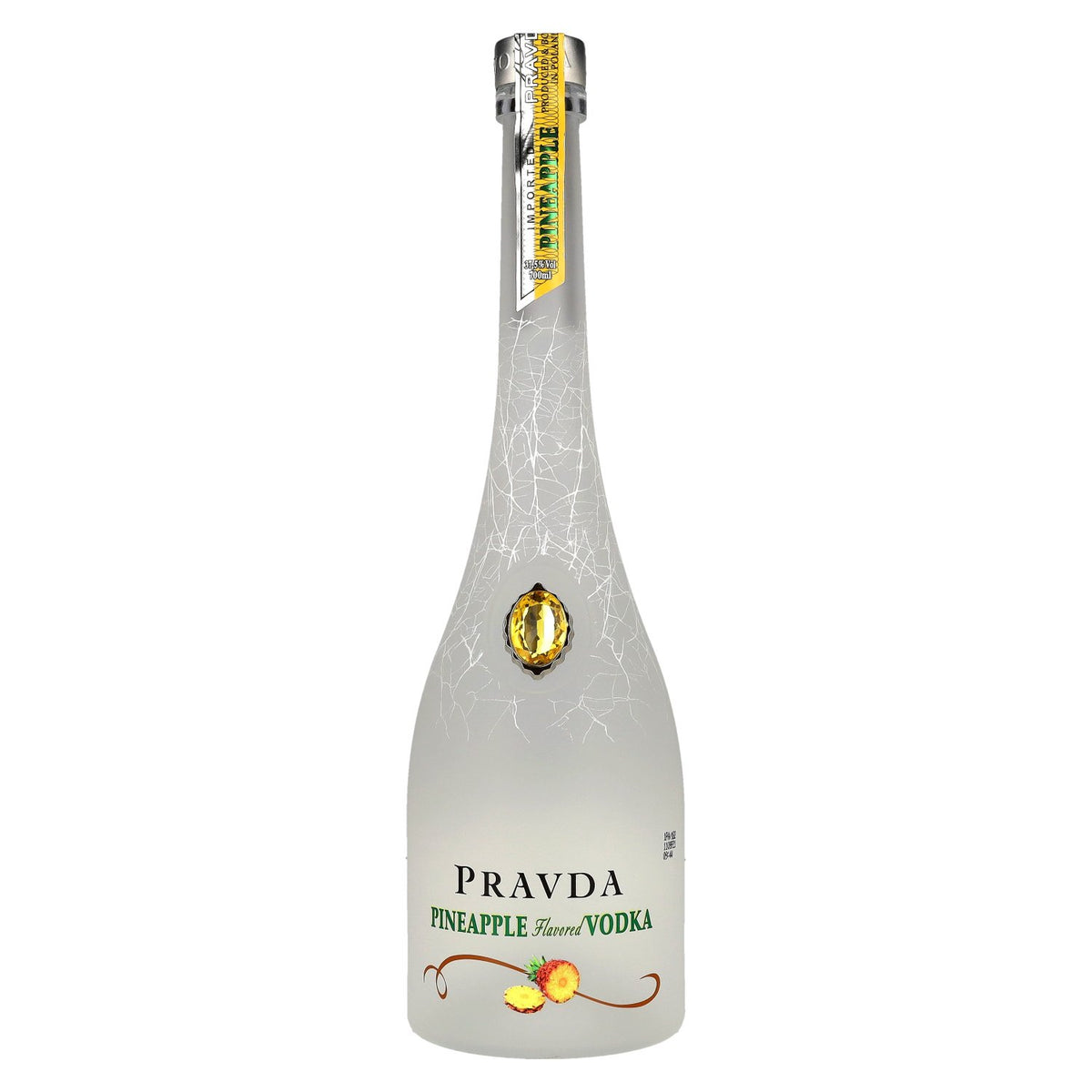 Vodka Pravda à l'ananas, 37,5 % vol., 0,7 l