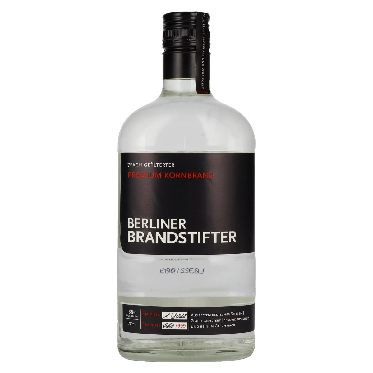 Berliner Brandstifter Premium Kornbrand 38% vol. 0,7 l