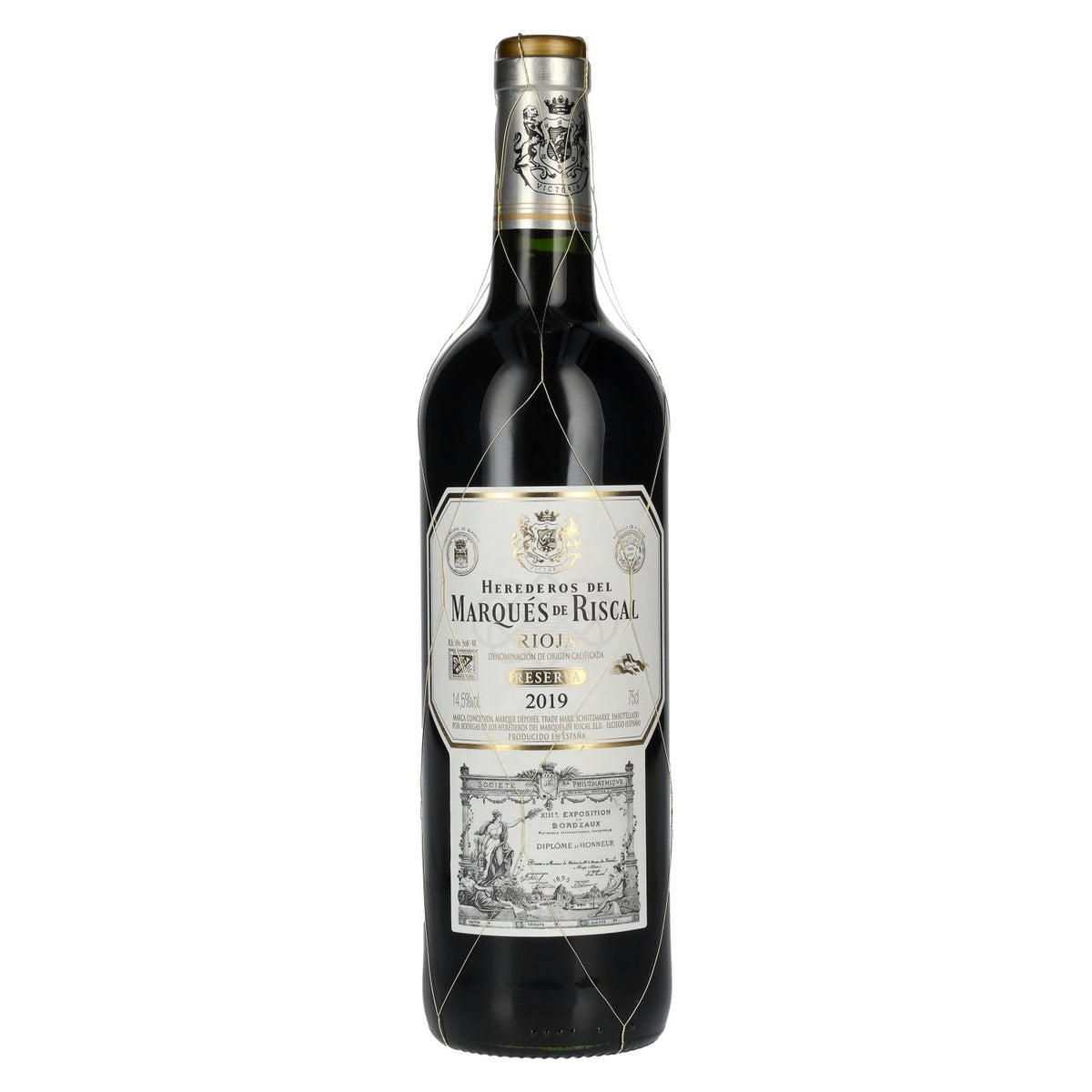 Marqués de Riscal Reserva Rioja 2019 14,5 % vol. 0,75 l