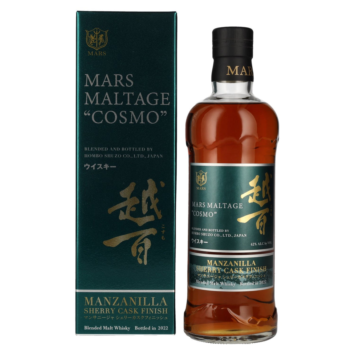 Mars Maltage Cosmo Manzanilla Cask Finish Japanse whisky 42% vol. 0,7 l in geschenkverpakking