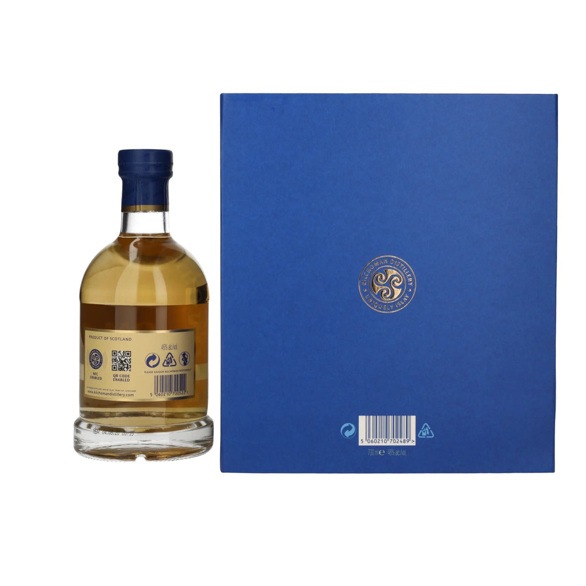 Kilchoman THE MACHIR BAY COFFRET CADEAU 46 % vol., 0,7 l, dans un coffret cadeau avec 2 verres