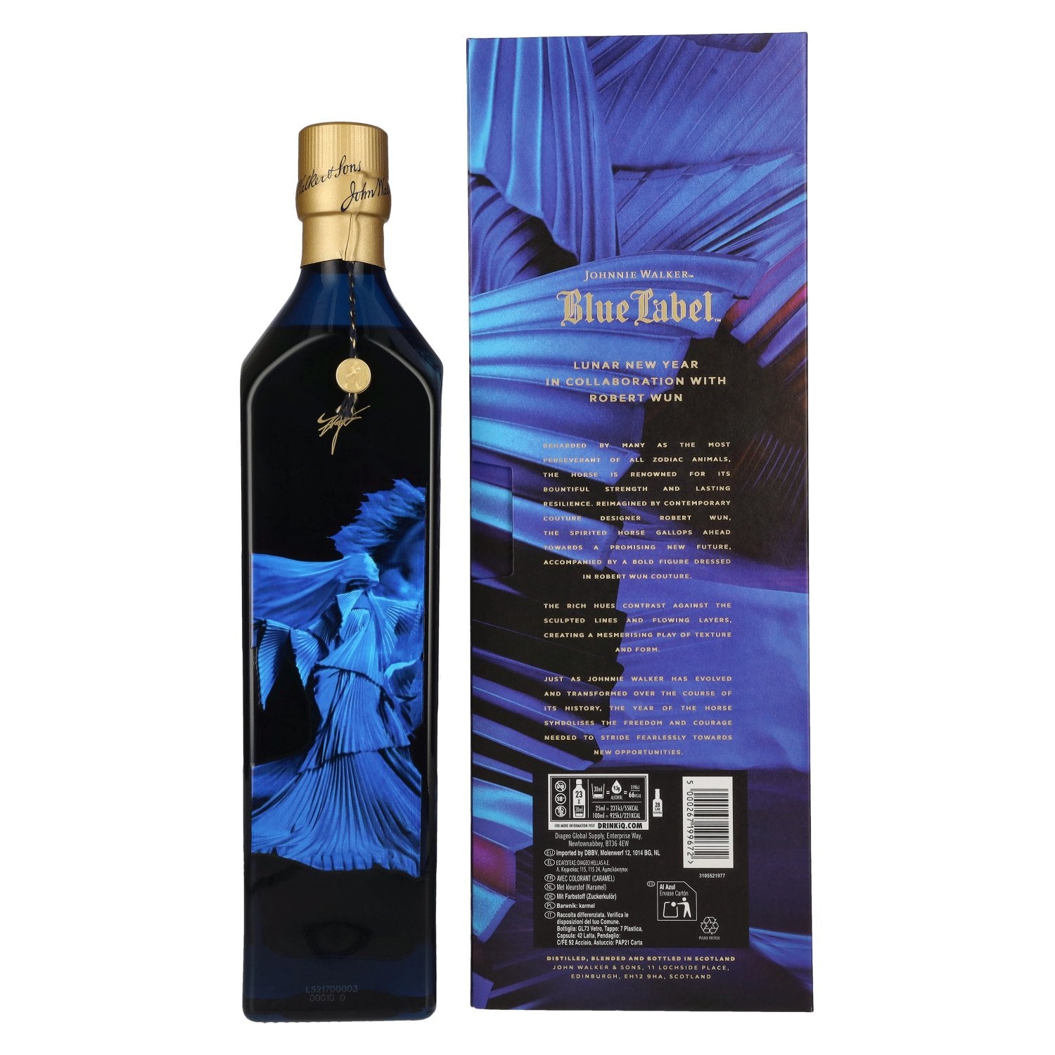 Johnnie Walker Blue Label YEAR OF THE Horse 2025 40% Vol. 0,7l in gift box