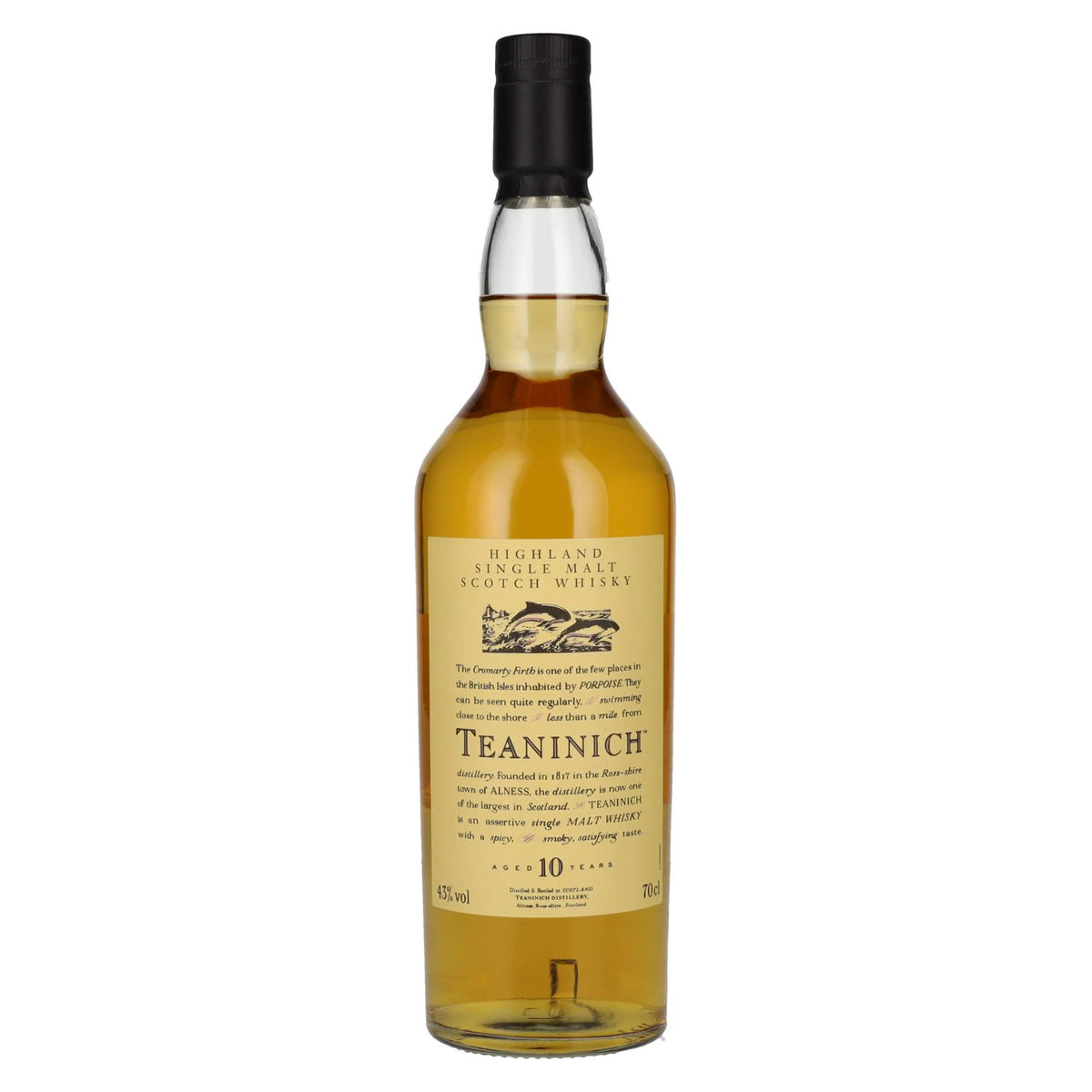 Whisky single malt écossais Teaninich 10 ans d'âge, 43 % vol., 0,7 l
