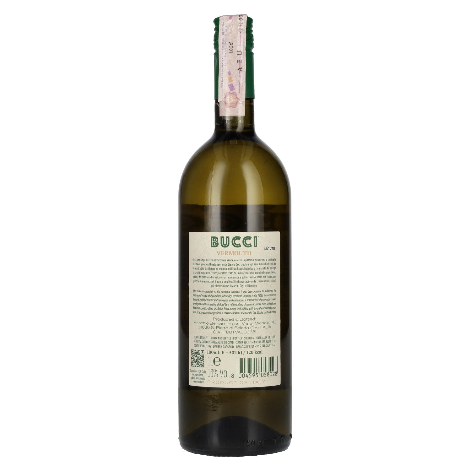 Bucci Vermouth Dry Bianco 16% Vol. 1l