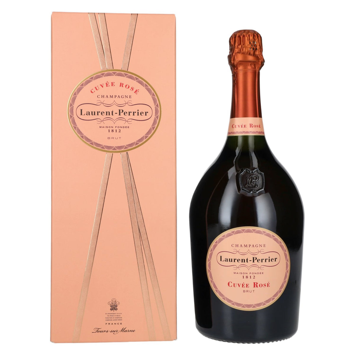 Laurent Perrier Champagne CUVÉE ROSÉ Brut 12% vol. 1,5 l in geschenkverpakking