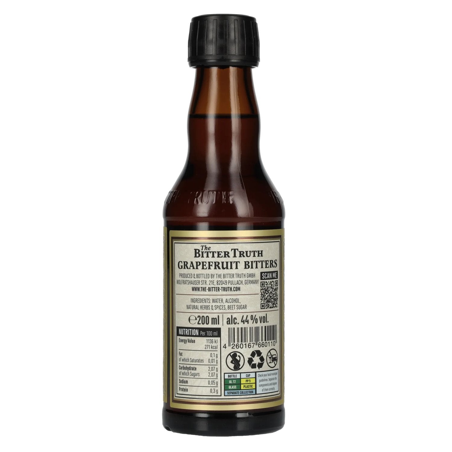 The Bitter Truth Grapefruit Bitters 44% vol. 0,2l