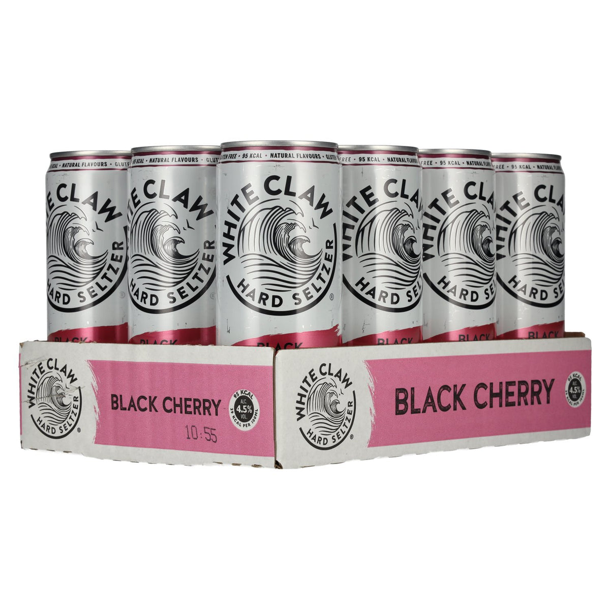 White Claw Hard Seltzer Black Cherry 4,5 % vol. 12 canettes de 0,33 l (consigne)
