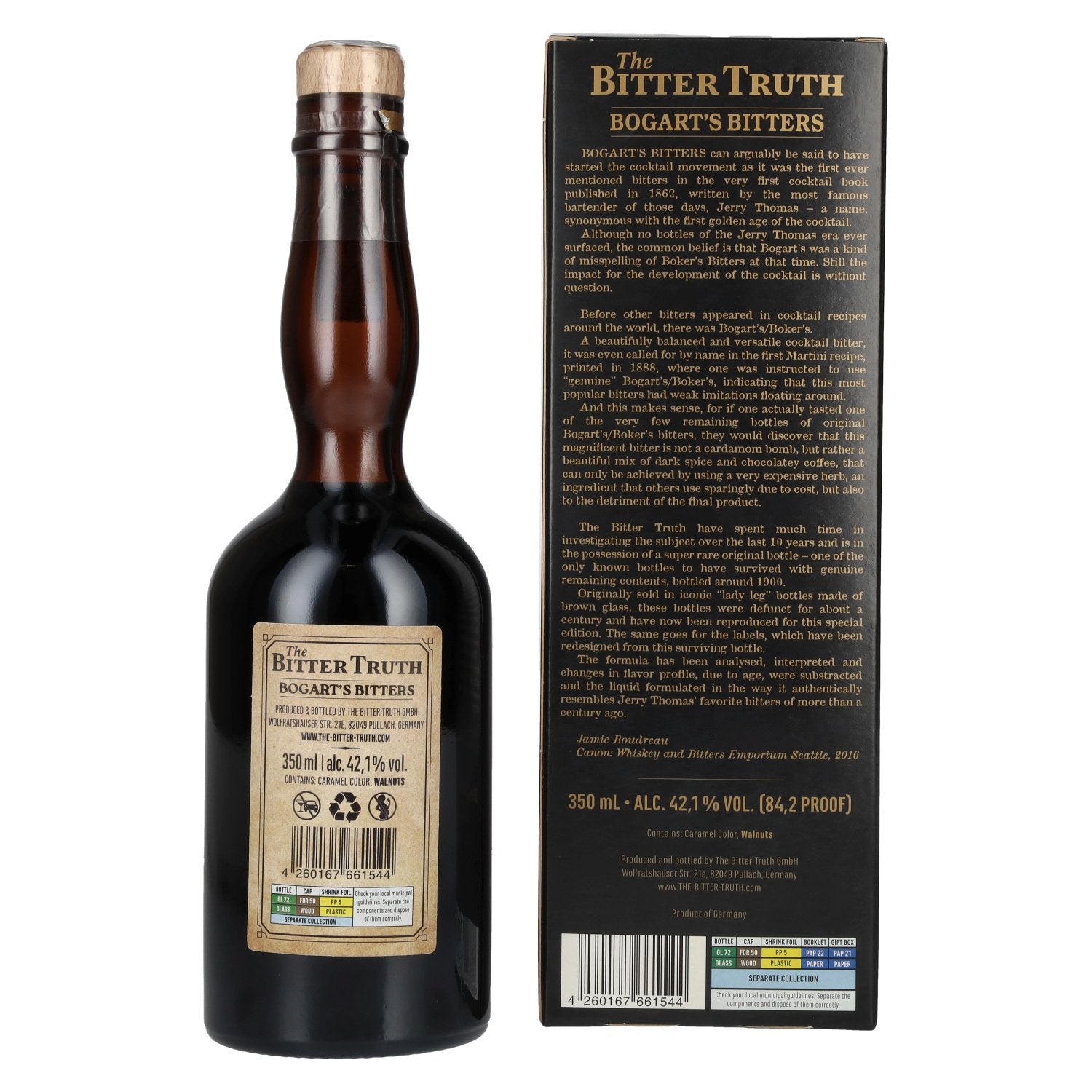 The Bitter Truth Bogart's Bitters 42,1% Vol. 0,35l in Geschenkbox