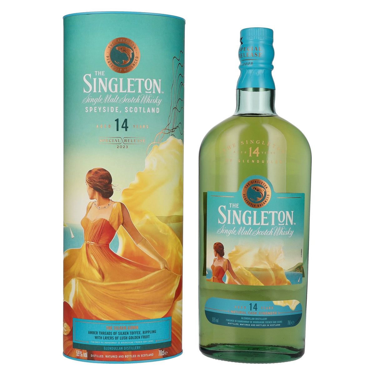 The Singleton 14 ans d'âge « The Silken Gown » Speyside Single Malt Édition spéciale 2023 55 % vol. 0,7 l dans un coffret cadeau