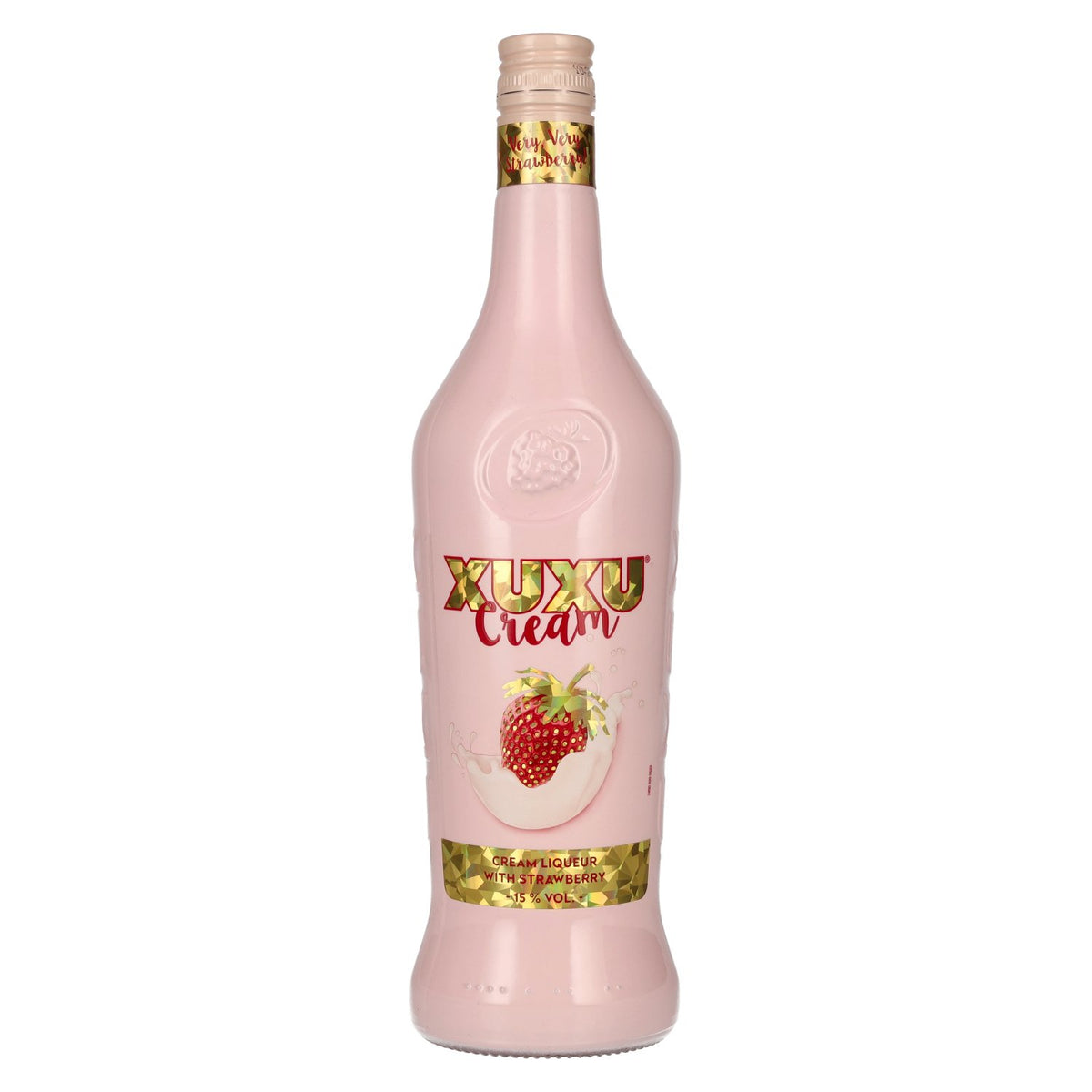 Liqueur crémeuse XUXU à la fraise, 15 % vol., 0,7 l