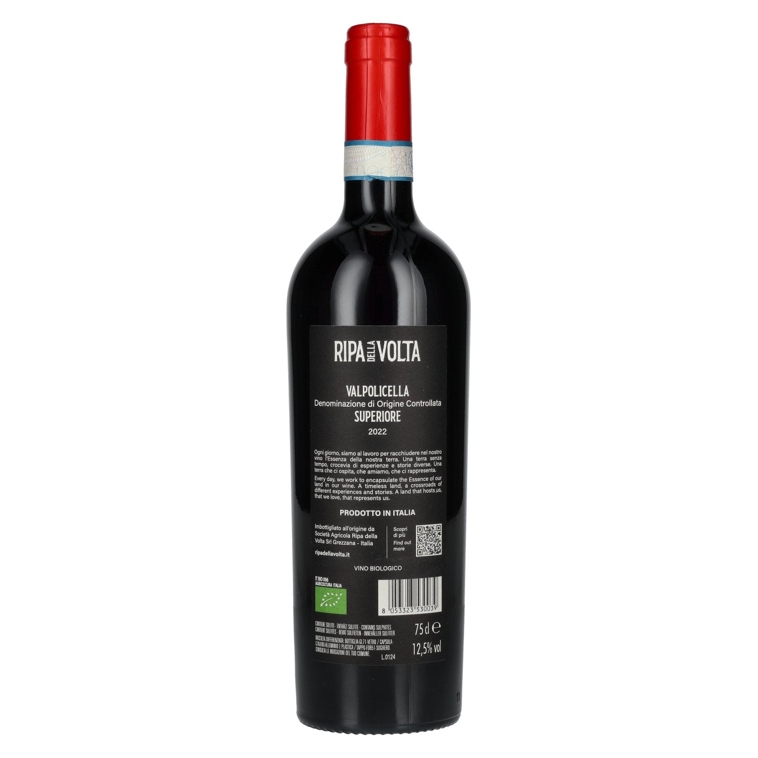 Ripa Della Volta Valpolicella Superiore DOC 2022 12,5% Vol. 0,75l