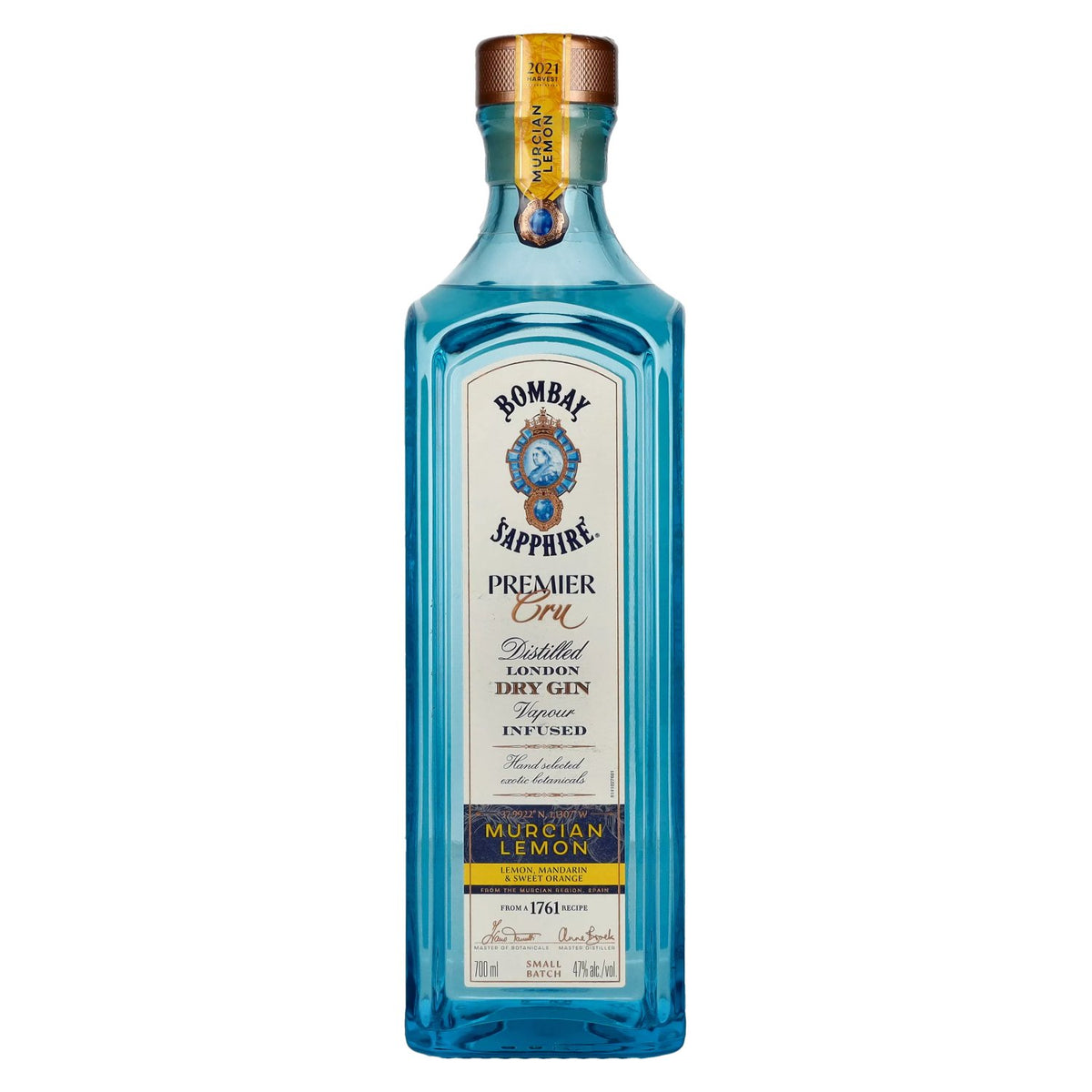 Bombay SAPPHIRE PREMIER Cru Murcian Lemon London Dry Gin 47% vol. 0,7 l