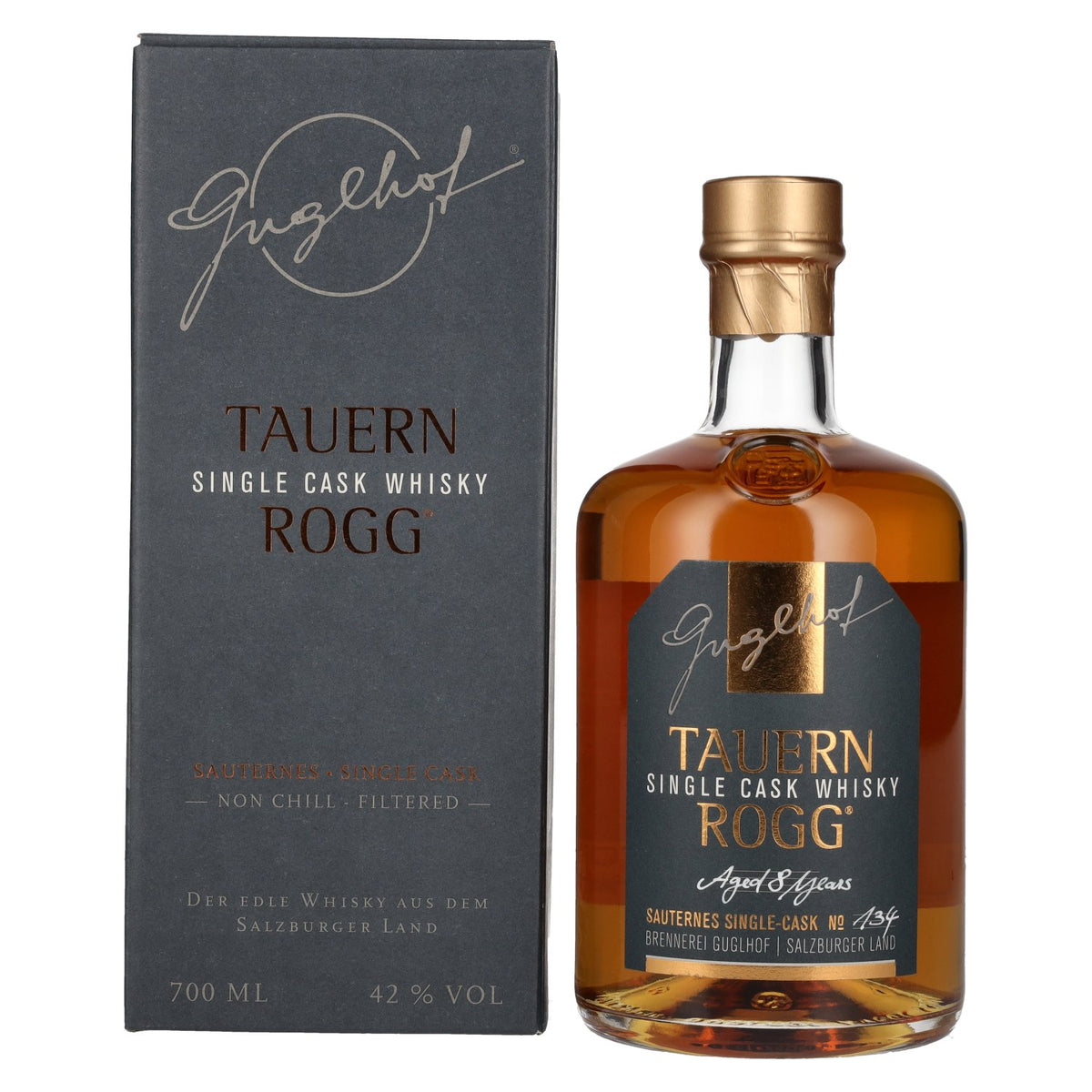 Guglhof TAUERN ROGG 8 Years Old Sauternes Single Cask 42% vol. 0.7 l in a gift box