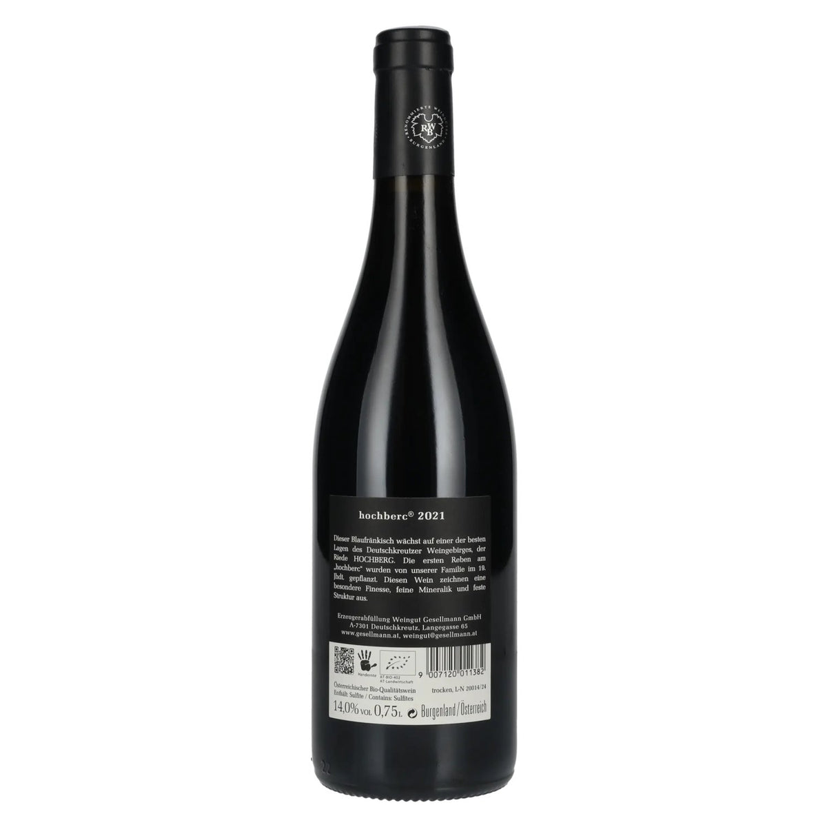 Gesellmann Hochberc Blaufränkisch 2021 14% ABV 0.75l