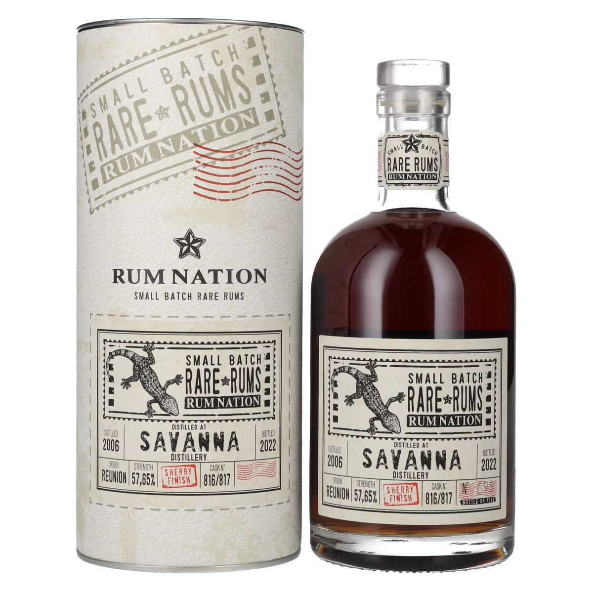 Rum Nation Rare Rums SAVANNA 2006/2022 57.7% vol. 0.7 l in a gift box