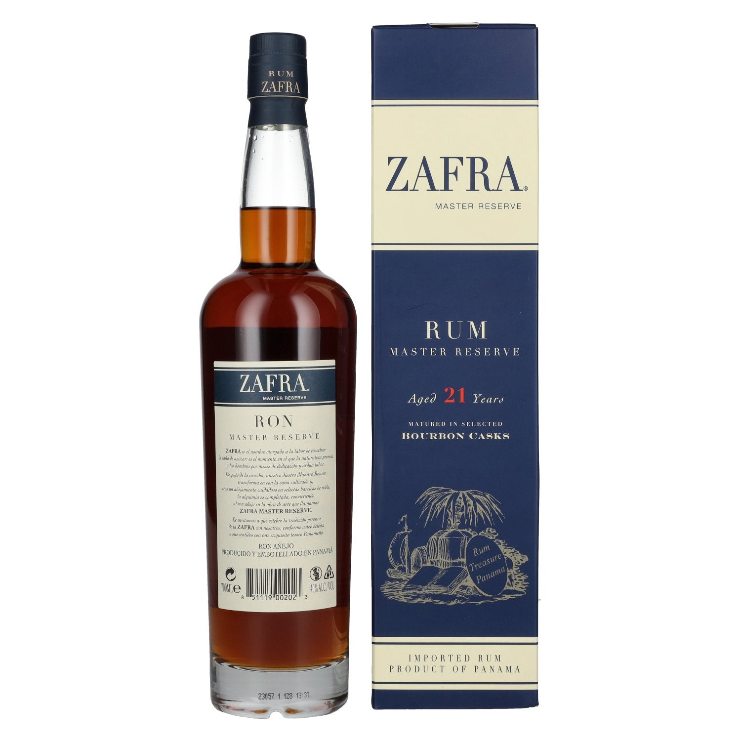Zafra Añejo 21 Años Ron Master Reserve 40% Vol. 0,7l in Geschenkbox
